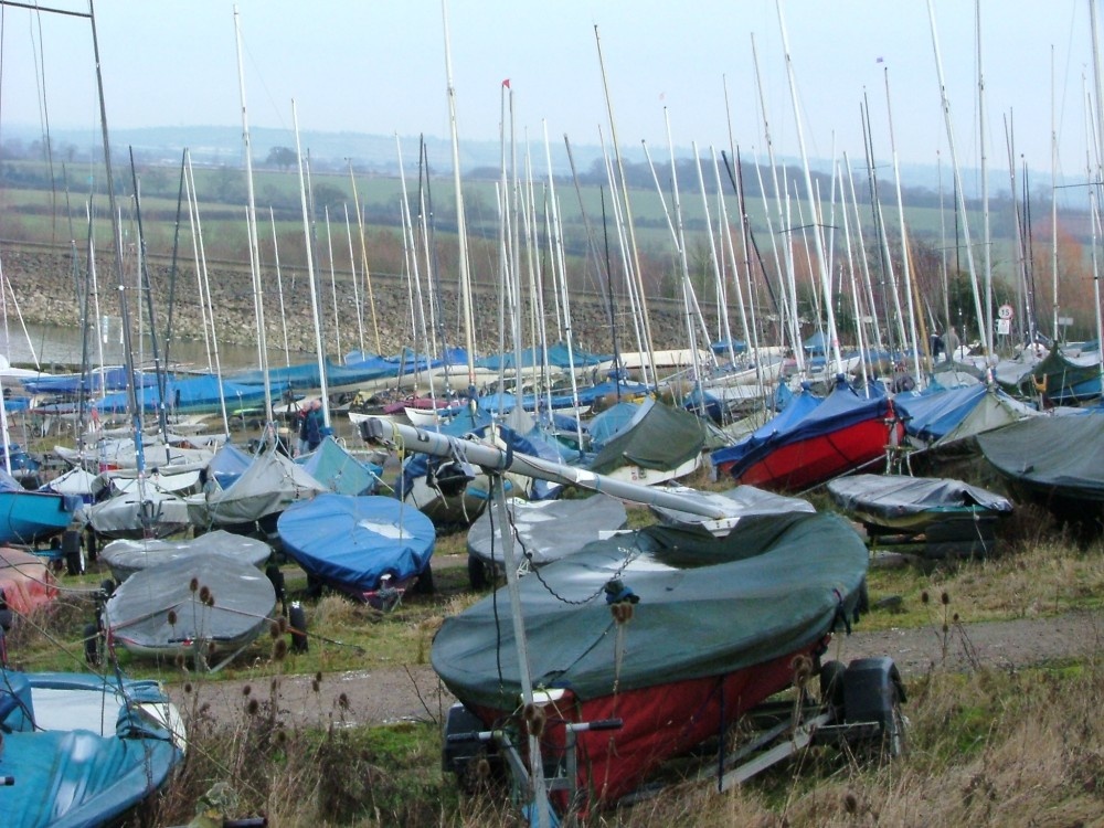 Boats at Draycote Water, Warwickshire