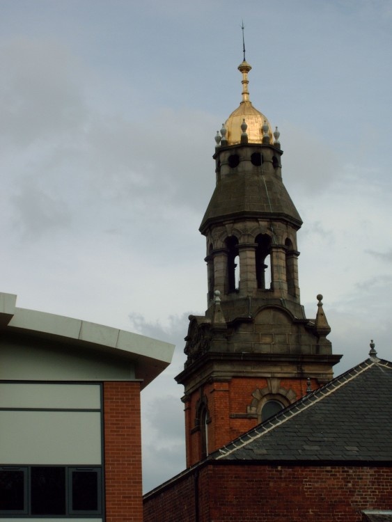 University roof tops. Leeds University.