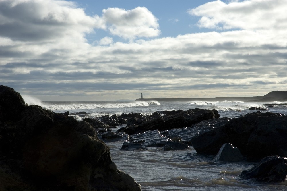 Seaham Lighthouse South of Sunderland photo by George Chissell