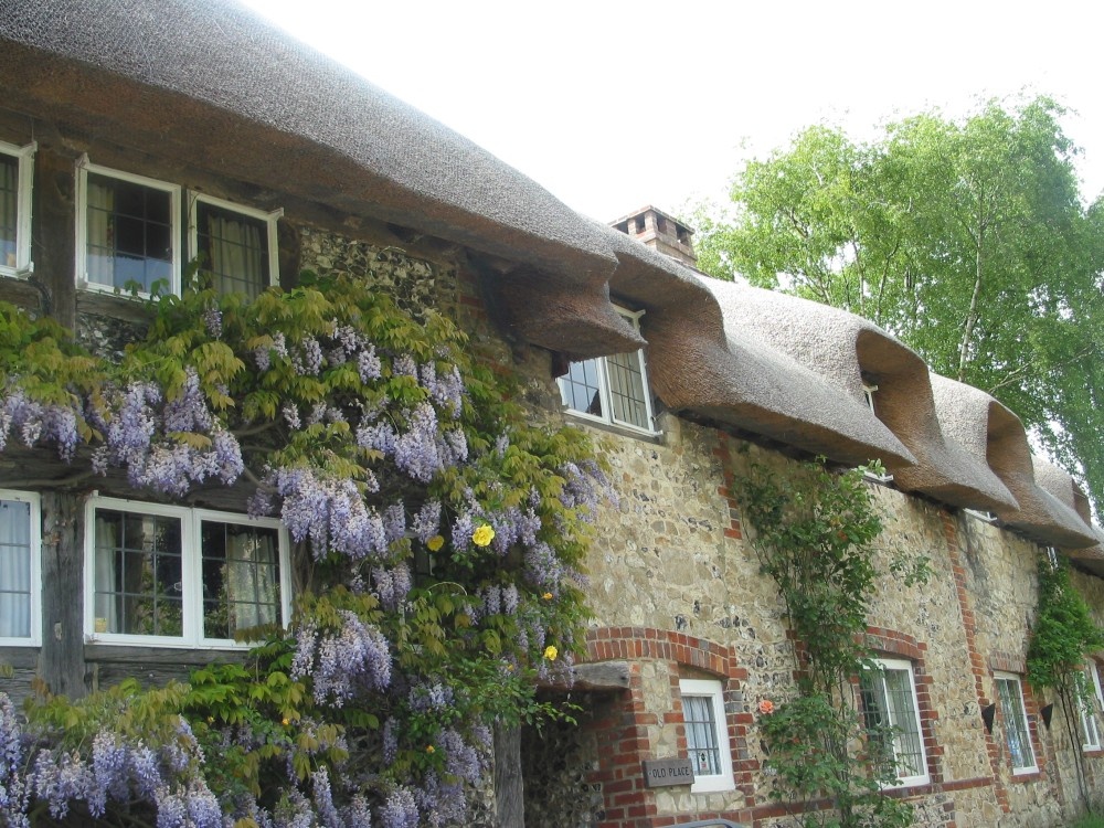 Photograph of Thatched House in Amberley, West Sussex