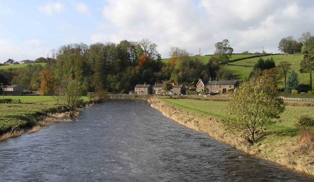 River Ribble at Sawley, Ribble Valley, Lancashire