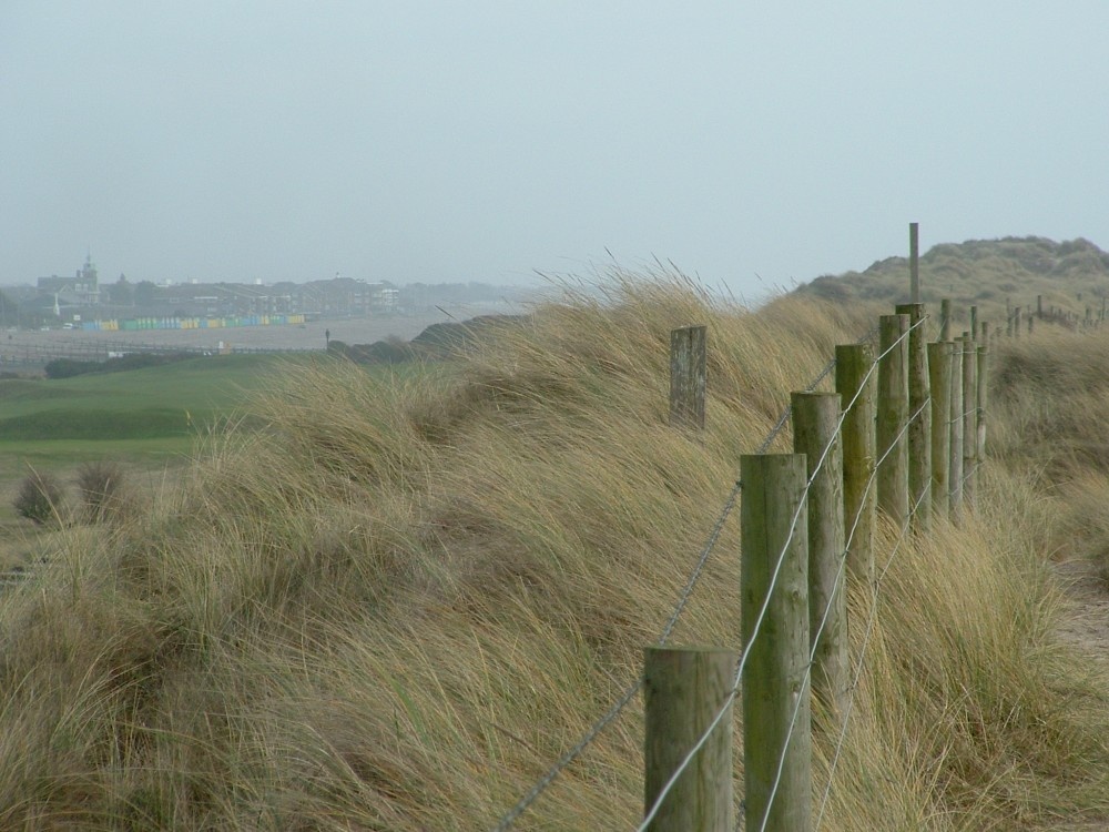 Littlehamton from the West Beach in winter