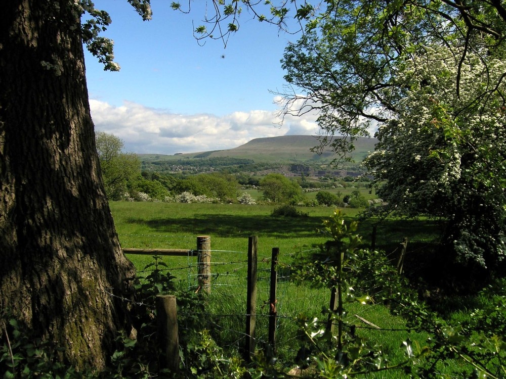 A view of 'Pendle Hill' from above West Bradford, Lancashire