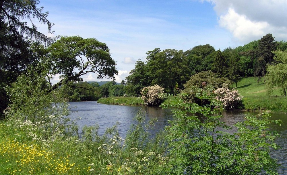 River Ribble at Brungerley, near Clitheroe, Lancashire