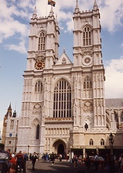 Westminster Abbey, London, after cleaning