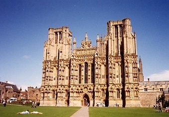 Wells Cathedral, Somerset  front view