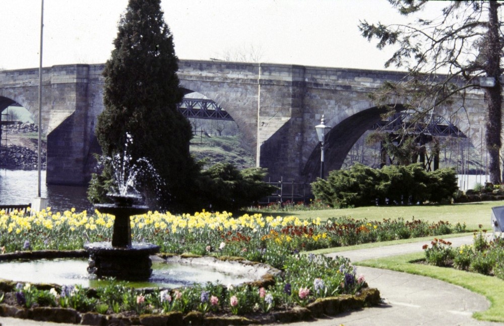 Chollerford Bridge over the North Tyne, Northumberland