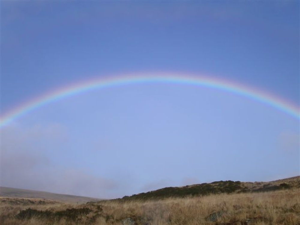 Rainbow over Dartmoor