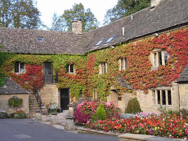 A beautiful hotel near the old mill in Lower Slaughter