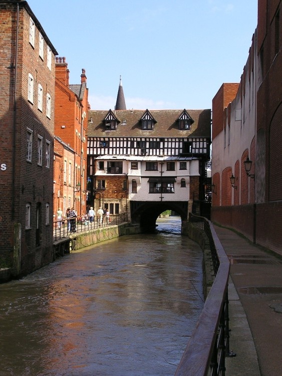 Tudor Building Over Bridge, Lincoln