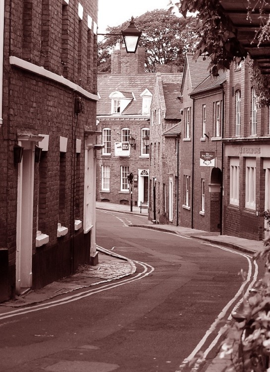 Romantic Back Street, Shrewsbury