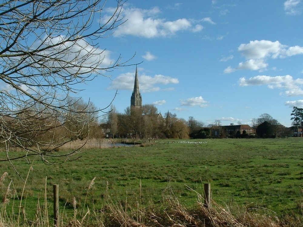 Salisbury Cathedral in Winter