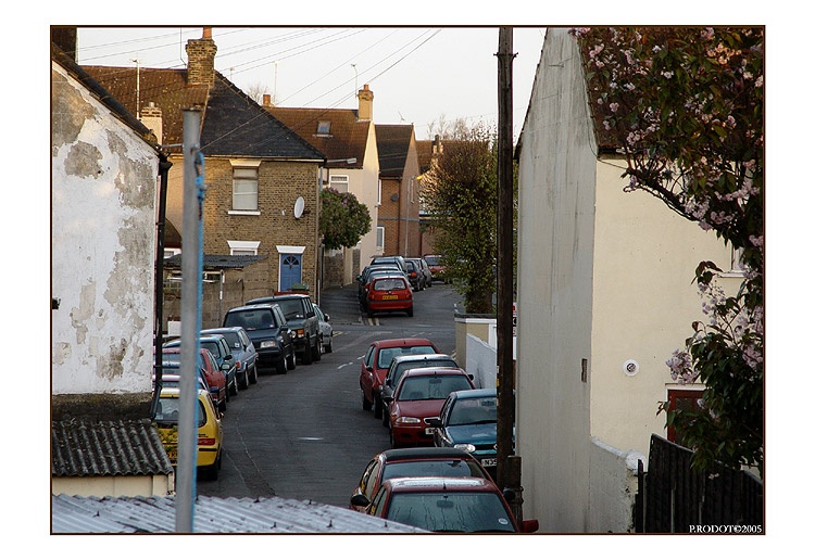 A street in Swanscombe, Kent