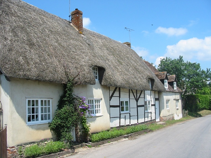 Photograph of Cottages, Longstock, Hants