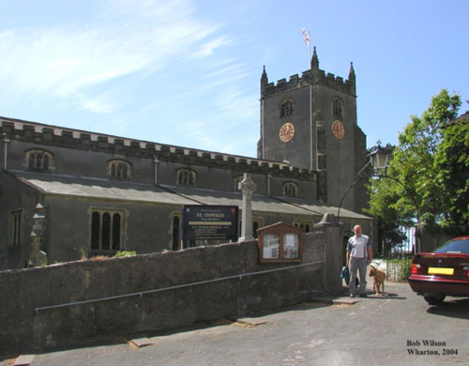 Photograph of St. Oswald's Church, Warton (near Carnforth, Lancs.)
