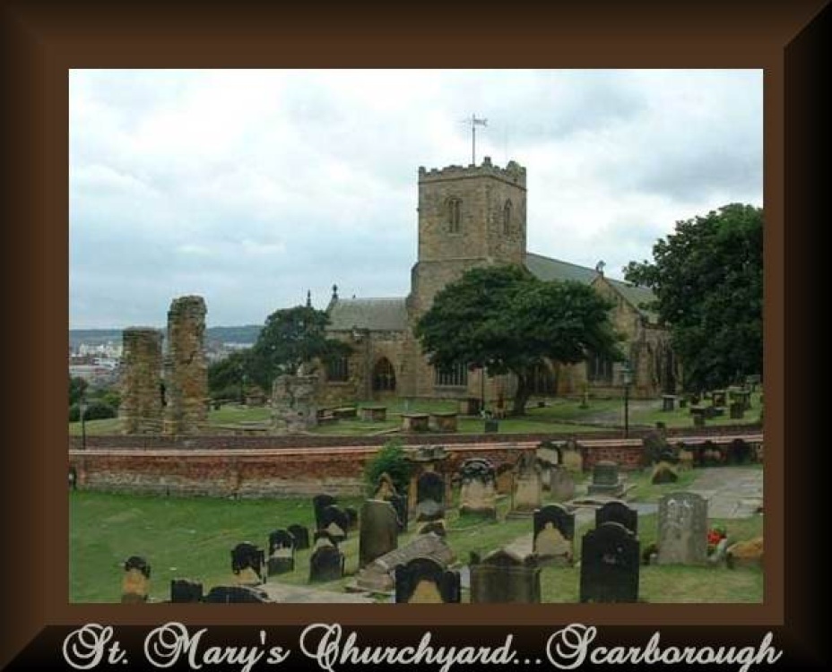St. mary's Churchyard in Scarborough in Yorkshire