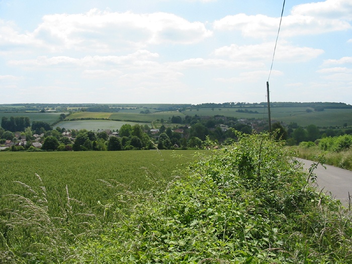 Kings Somborne Hampshire from the north west