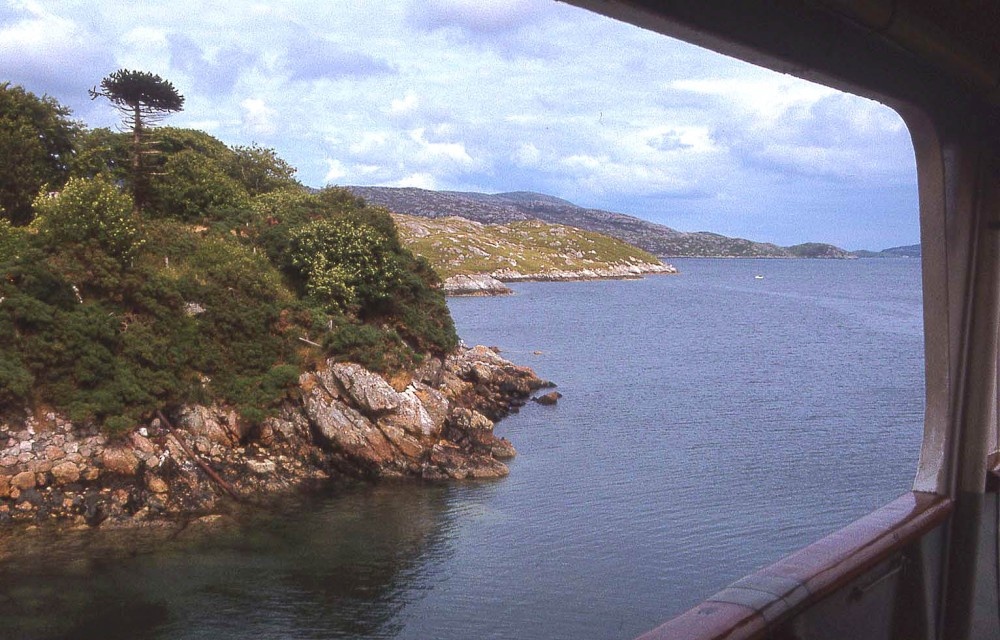Approaching South Harris, Scotland