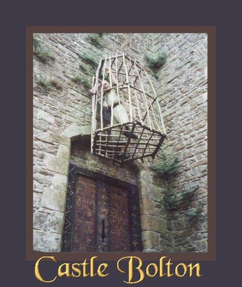 A means of torture used for prisoners at Bolton Abbey