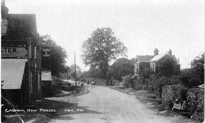 On the right is where the Coach & Horses is now. On the left, is where my house is; Glenfield.