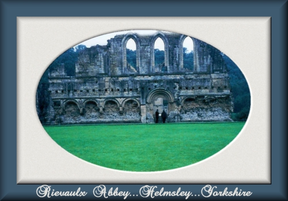 Rievaulx Abbey...even in ruins it looks grand