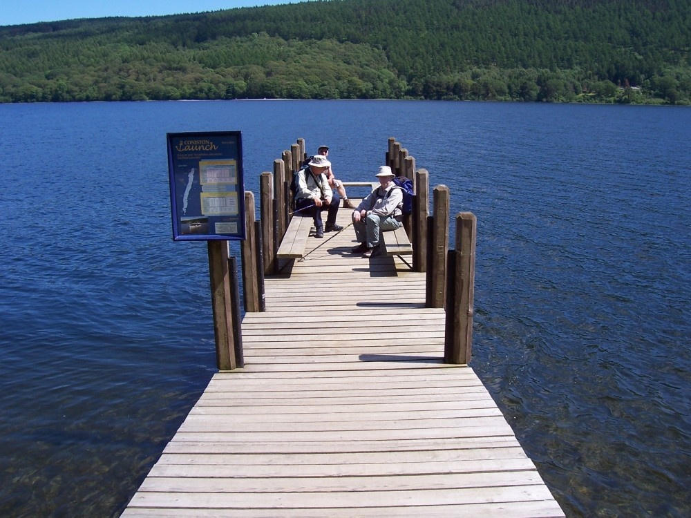 Waiting for our boat to come in, Coniston Water, Cumbria