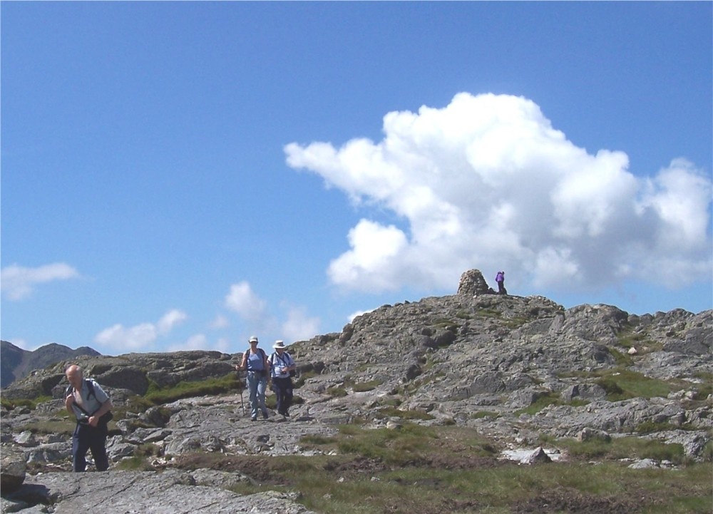 Coming down for Pike of Blisco, Langdale, Cumbria
