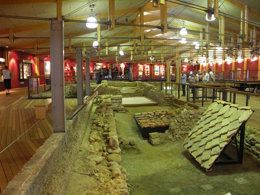 Brading Roman Villa interior