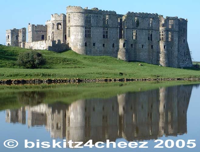 Carew Castle photo by Biskitz4cheez