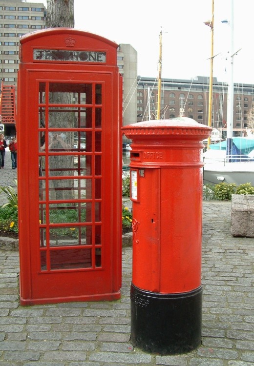 Telephone Box & Post Box in London