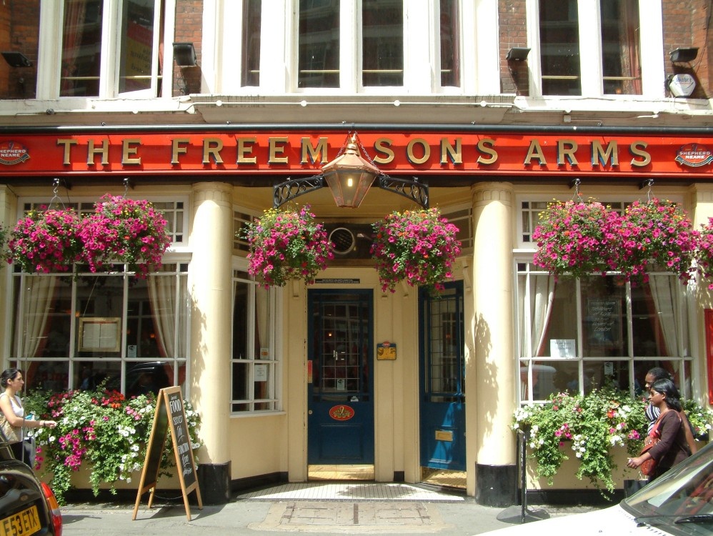 Freemason's Arms, London. Where the F.A Was Formed