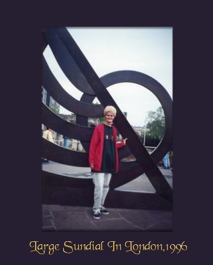 A HUGE sundial in London near Trafalgar Square