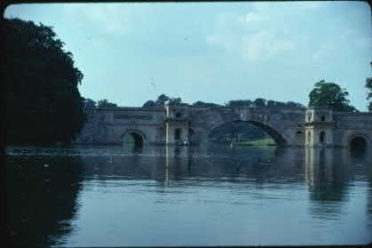 Bridge at Blenheim Palace originally had 33 rooms built into it