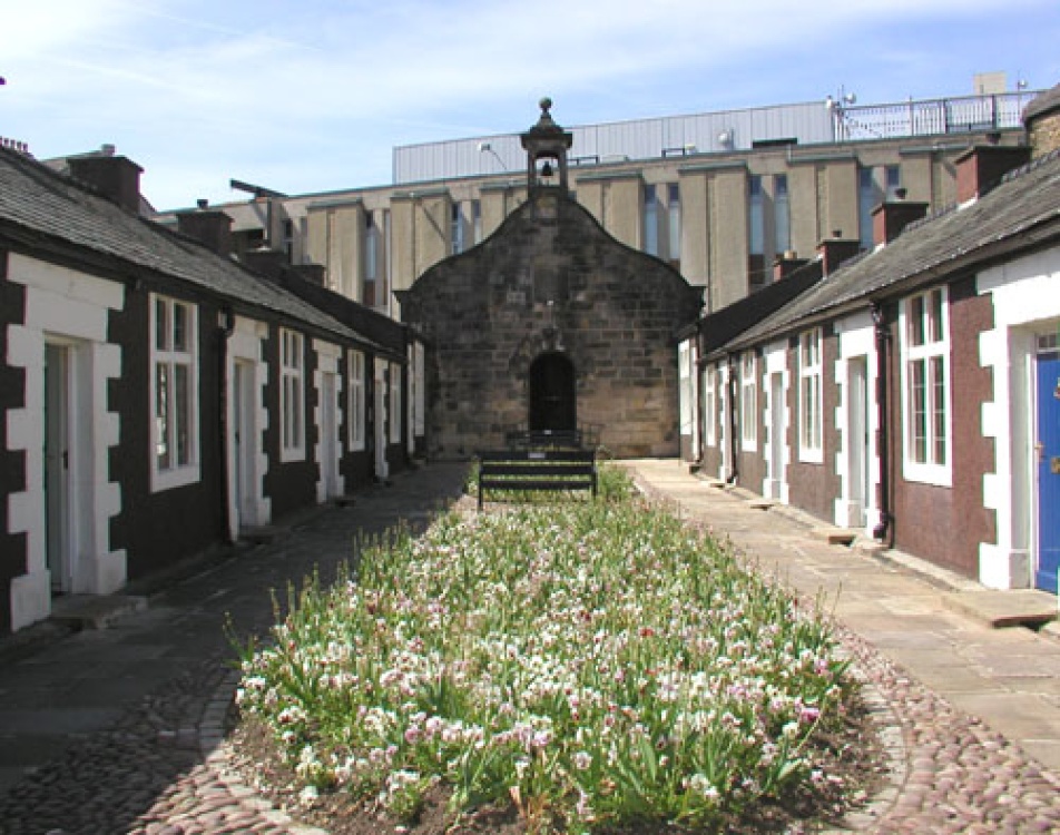 Lancaster - Penny's Almshouses built 1720 complete with chapel
