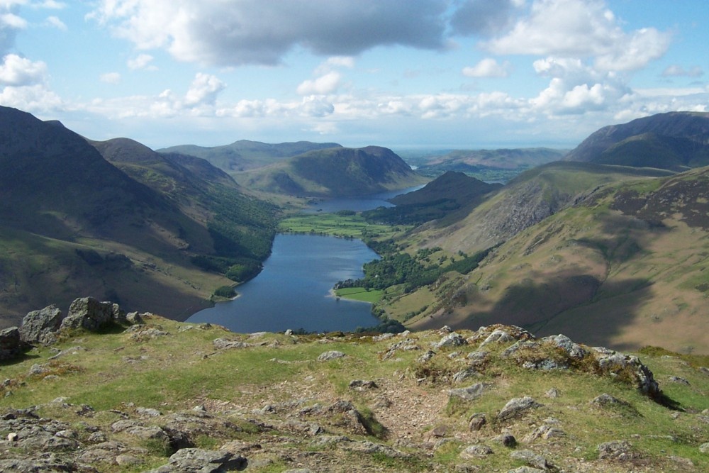 Buttermere & Crummock Water from Fleetwith Pike