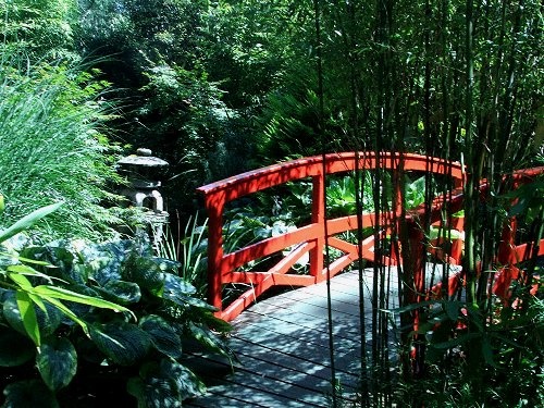 Photograph of Japanese garden, Stapehill, Dorset