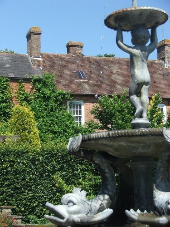 Close up of Fointain at Abbey front, Stapehill