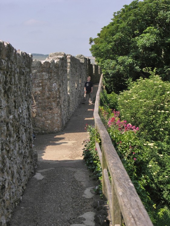 Carisbrooke Castle ramparts