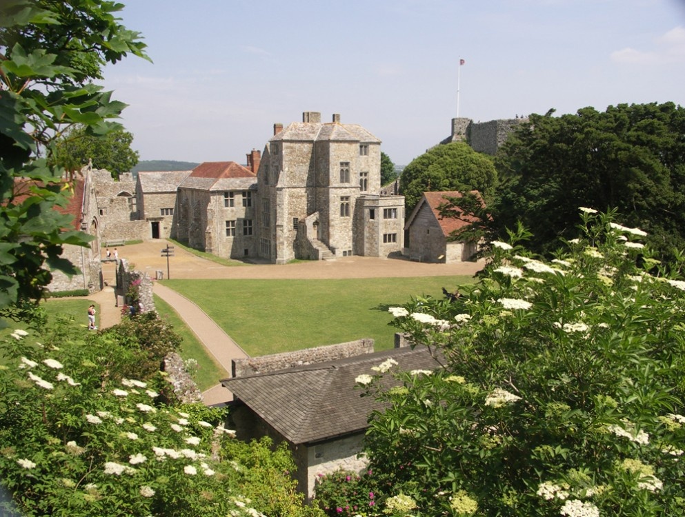 Carisbrooke Castle looking inwards