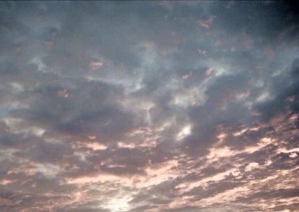 Sunset Over North Shields, Tyne And Wear