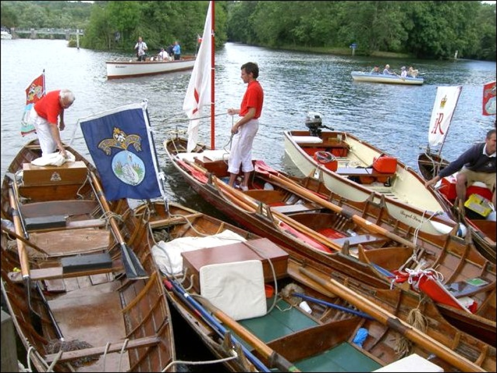 Photograph of Swan Upping at Cookham, Berkshire