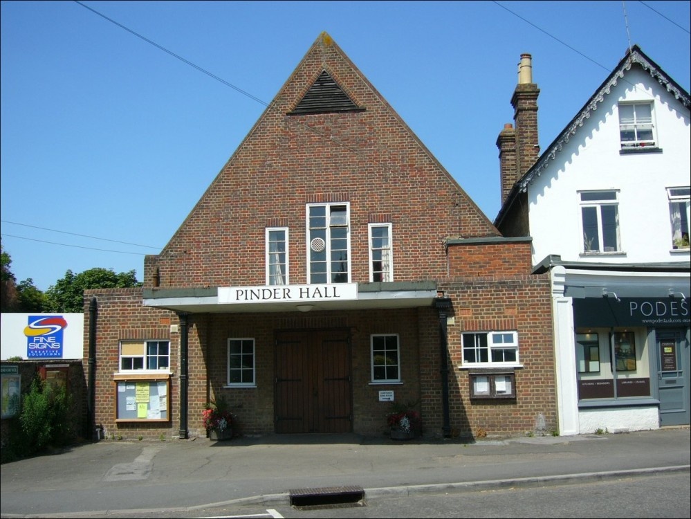 "Cookham's Village Hall The Pinder Hall built in art deco style in