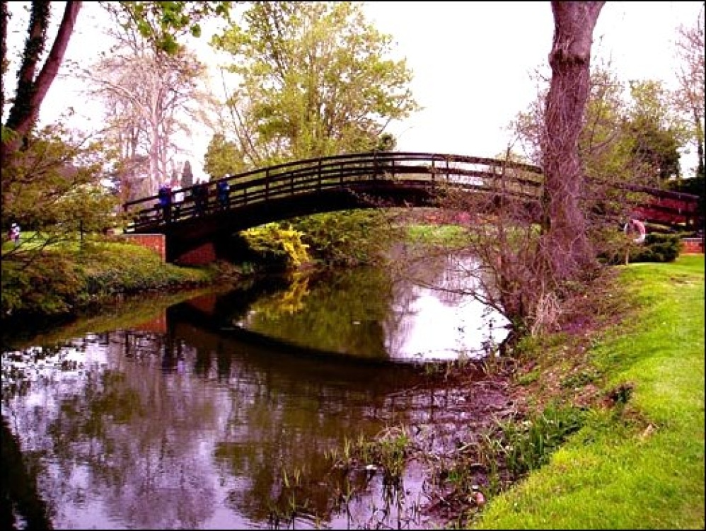 Bridge at the Odney Club, Cookham, Berkshire