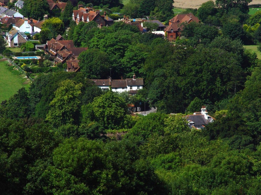 The Village of Poynings. West Sussex