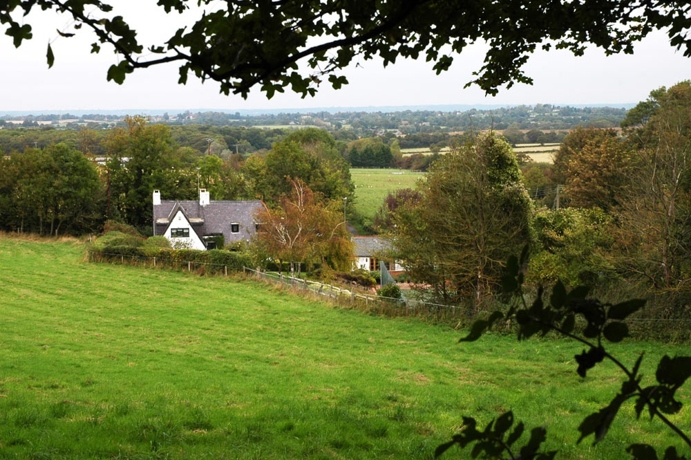 South Downs over looking Edburton and Fulking in West Sussex