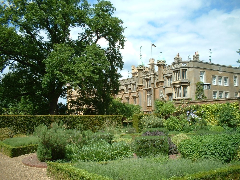 Knebworth House from gardens