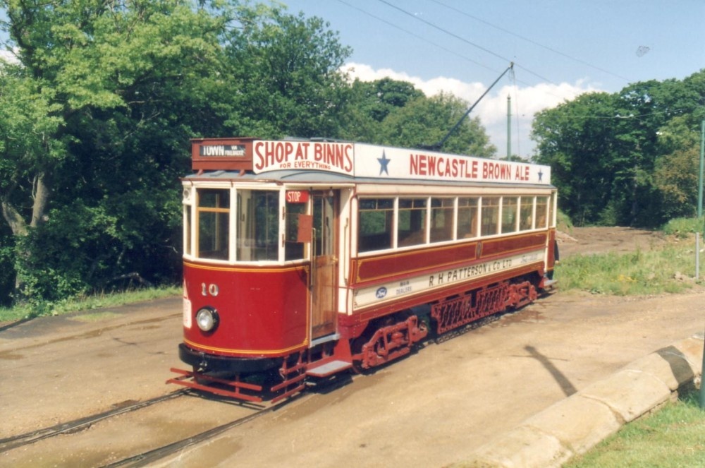 Old Tram. Beamish Museum, County Durham England