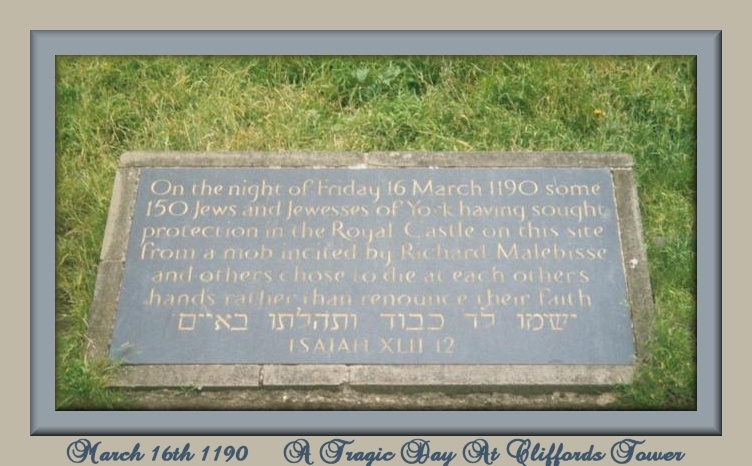 A terrible day at Cliffords Tower in York England