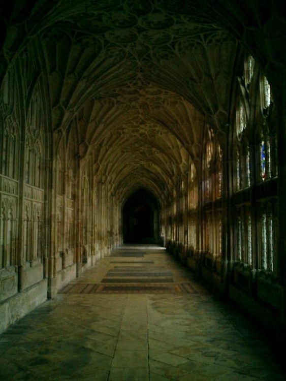 Gloucester Cathedral--Cloisters (December)