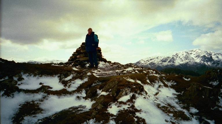 The summit of Fleetwith Pike, Buttermere Cumbria